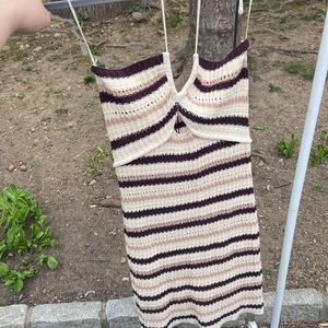 GAB&KATE Crochet Halter dress